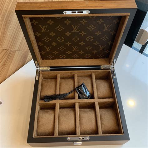 louis vuitton mens watch box|Louis Vuitton watch display case.